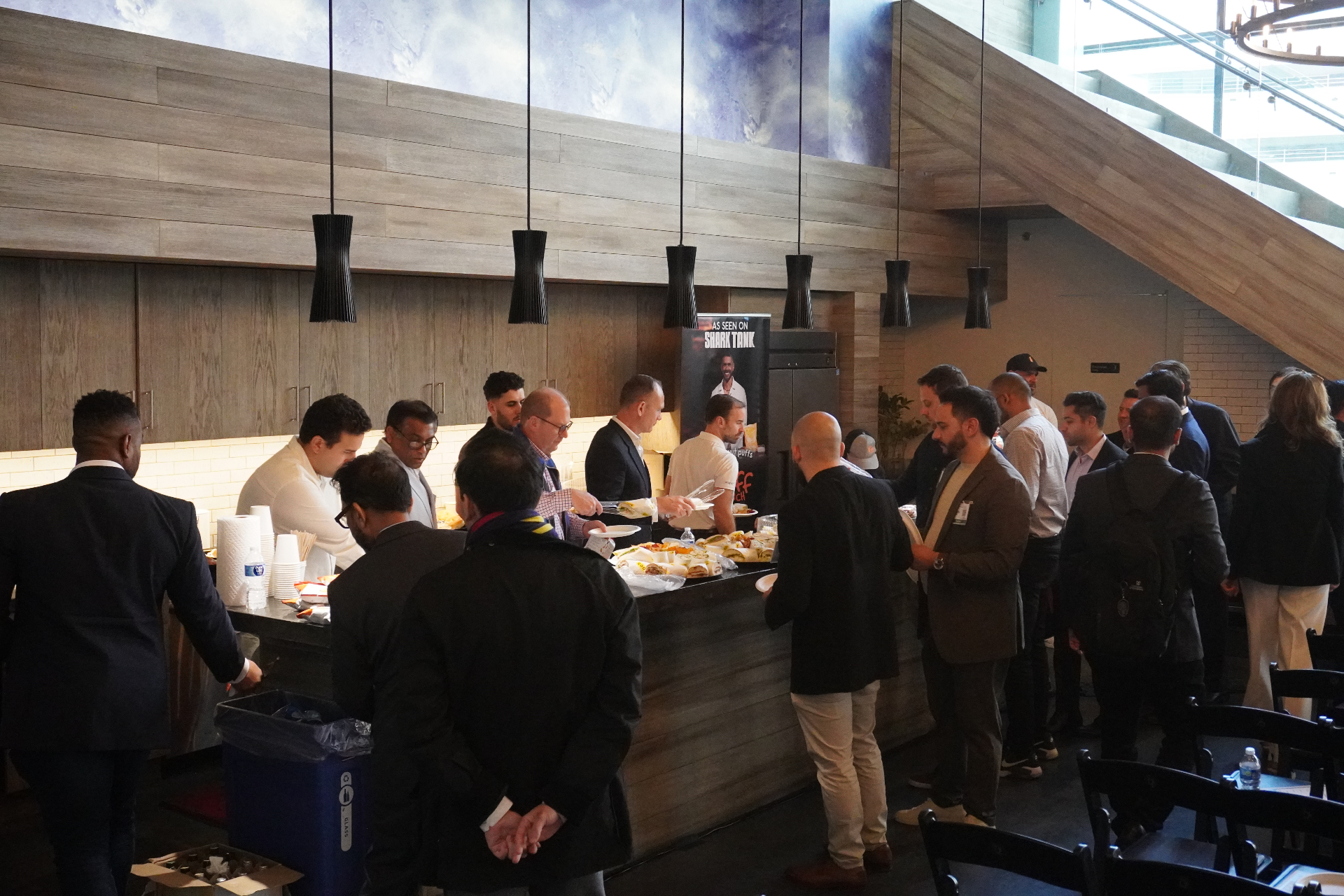 Founders & investors at reception